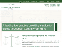Tablet Screenshot of ggmlawyers.com.au